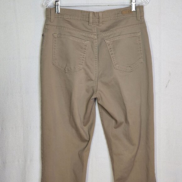 Gloria Vanderbilt Tan Amanda Cotton Span Stretch Five Pocket Jeans Size 10 Long - Picture 12 of 16
